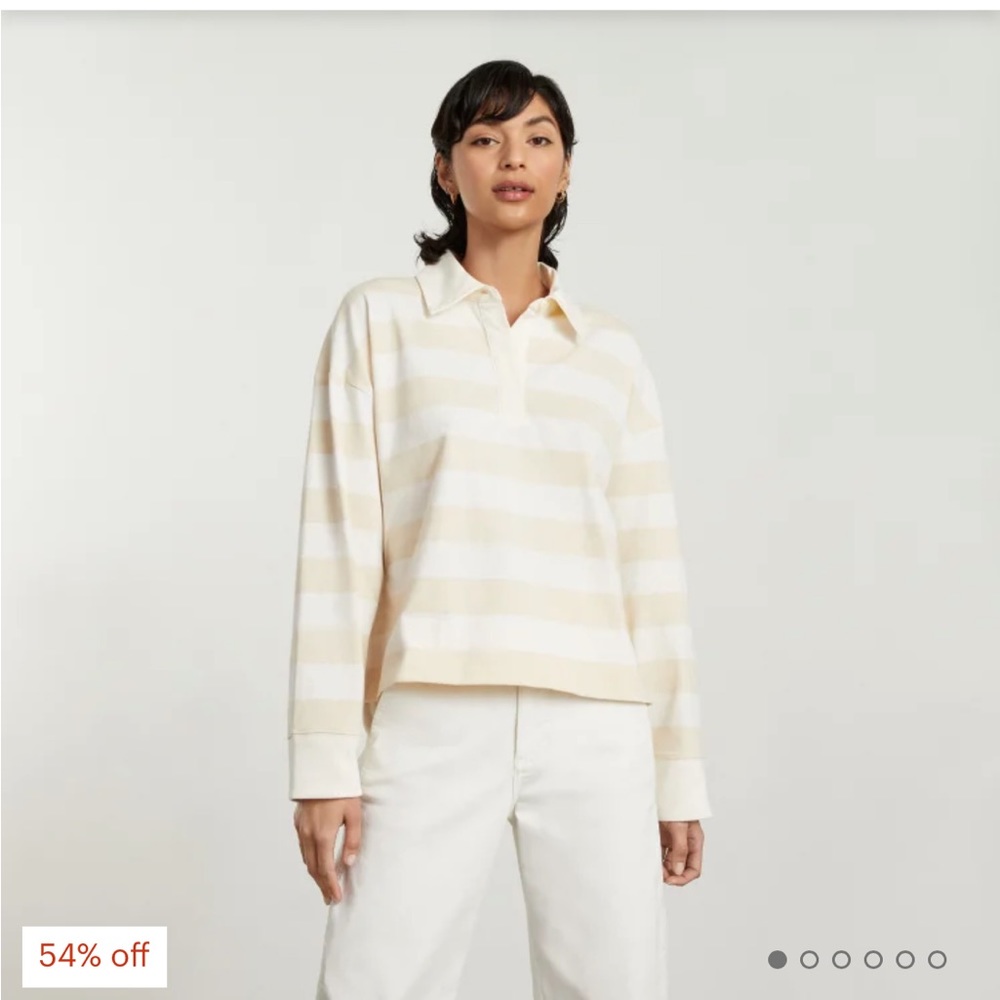 Everlane premium weight rugby shirt